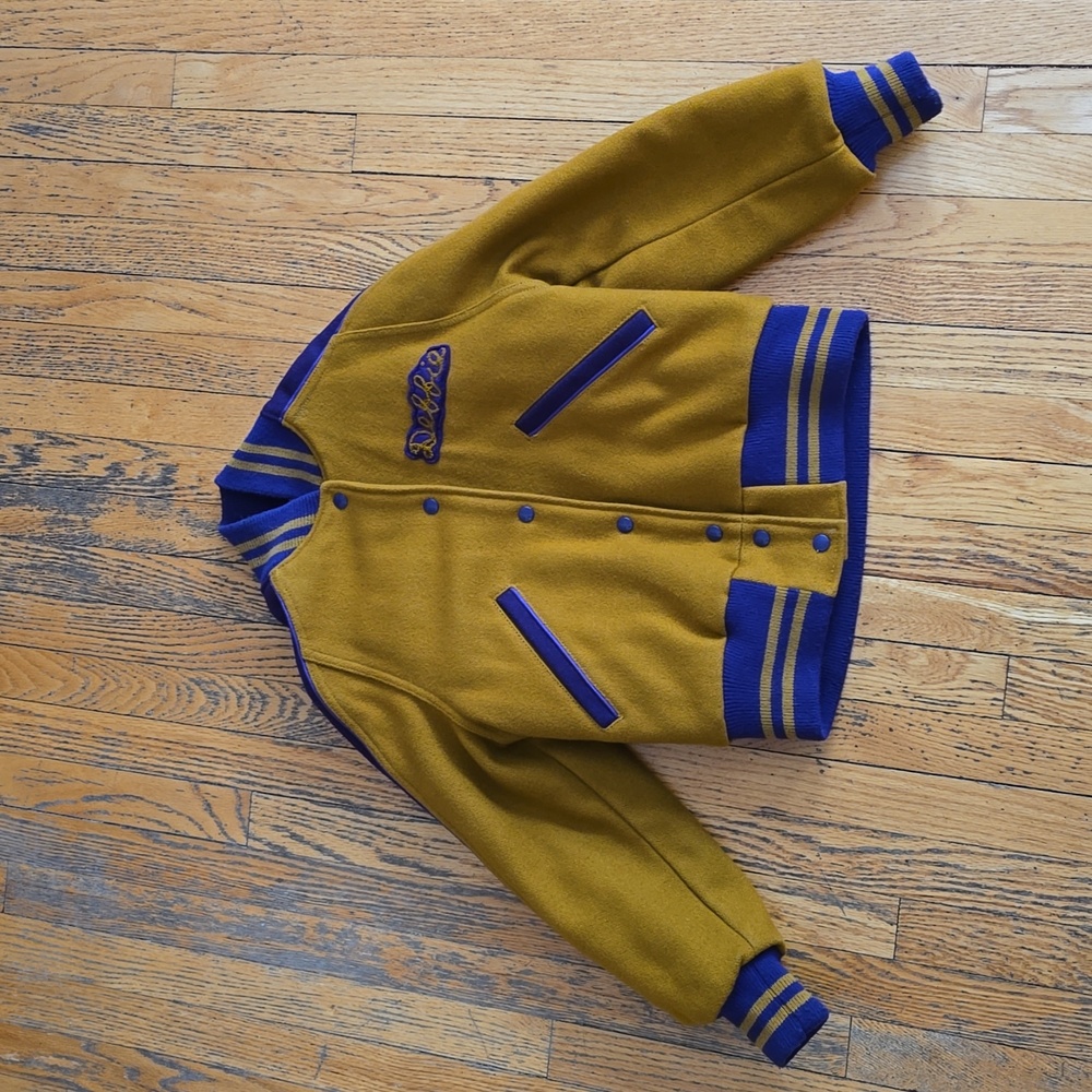 Vintage Cheer Letterman Varsity Jacket Wool Schurz HS Chicago IL - Picture 12 of 13